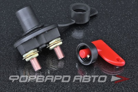 Купить Выключатель массы (АКБ) 12V, 2-х контактный, с ключом флажкового типа (длинные контакты) 300 A RACING ELECTRIC FE-A3603