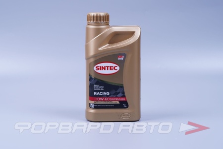 Купить Масло моторное 10W60 1л, RACING SN/CF A3/B4 (c) SINTEC 999842