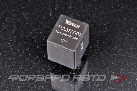 Купить Реле 12V 3-х контактное поворотов и аварийной сигнализации иномарки Европа WASCH 712.3777-01