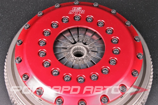 Сцепление в сборе Toyota G16E-GTS YARIS GR, STR серия 2-х дисковая керамика (STR2C) OS GIKEN 