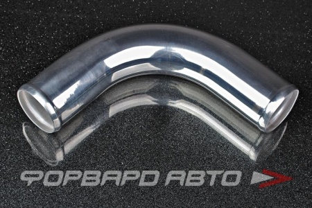 Купить Патрубок алюминиевый 57 мм 90 градусов хром AUTOBAHN88 