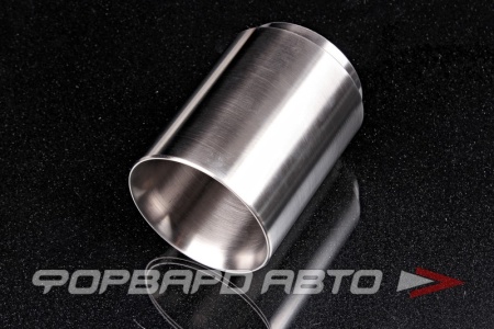 Купить Насадка глушителя Вход = 76 мм Выход = 90 мм (нержавеющая сталь) прямая (длина 120мм) Formula-T 00-00000376