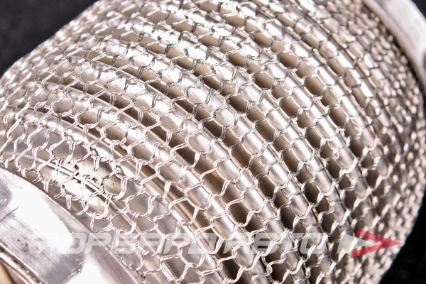 Гофра глушителя 55*100 (wire mesh, interlock) кольчуга TIXONA P55100WM