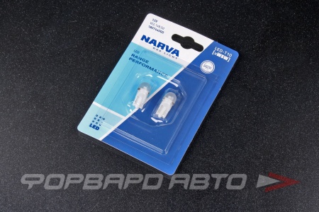 Купить Лампа светодиодная 12V W5W (T10, без цоколя) 6000K (W2,1x9,5d) 0,5W NARVA 180744000