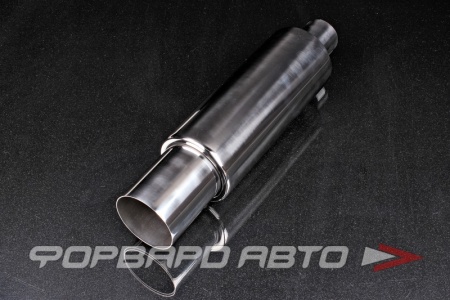 Купить Глушитель Вход = 60 мм Выход = 90 мм Длина = 460 мм D = 110 мм TORINO AUTO HJ-A2107