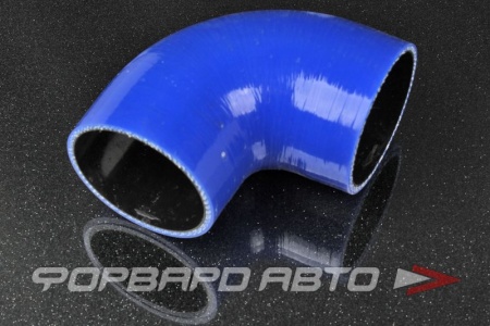 Купить Патрубок силиконовый 76 мм, 90°, синий (уценка) MELCO 