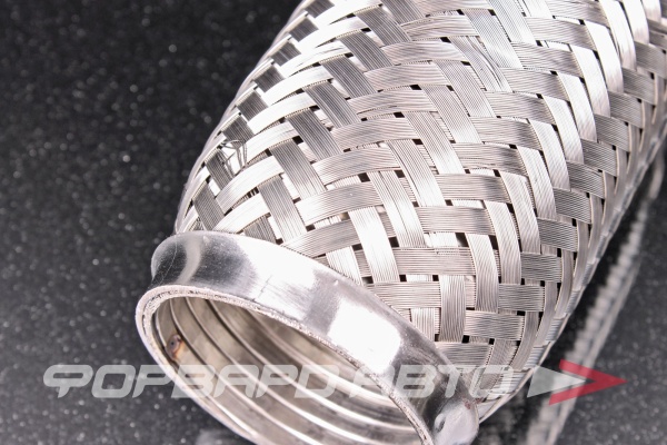 Гофра глушителя 60*150 (Interlock) трехслойная (AISI 304) TIXONA P60150