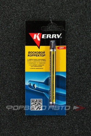 Купить Корректор-карандаш для ремонта сколов и царапин восковой, синий KERRY KR-195-3