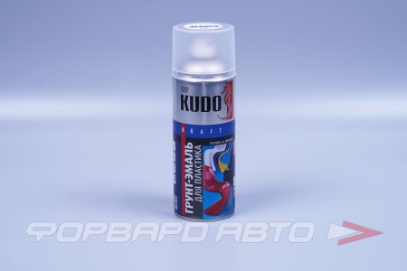 Купить Эмаль аэрозольная грунтовка по пластику Белая KUDO KU-6003