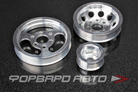 Купить Шкивы приводных ремней облегченные VW 1.8T (3 шт) AUTOBAHN88 