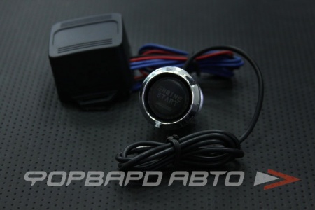 Купить Кнопка зажигания Start Engine (синяя подсветка) PIVOT STYLE 