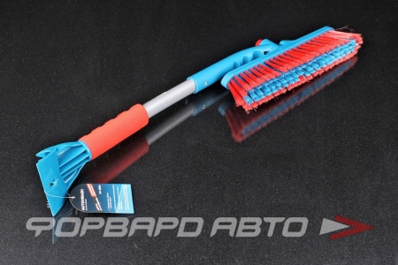 Купить Щётка-смётка со скребком (61см) с поворотным механизмом (двойной скребок) AUTOVIRAZH AV-2104