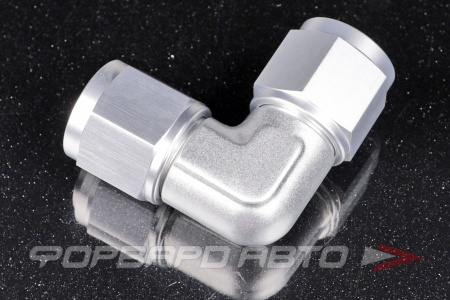 Купить Фитинг соединительный AN10, 90°, усиленный, серый AB88 