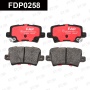 Колодки тормозные FAP FDP0258