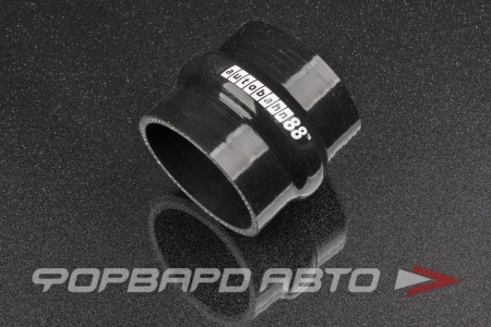 Купить Патрубок силиконовый 76 мм, демпферный, чёрный AUTOBAHN88 