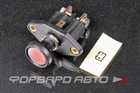 Купить Выключатель массы АКБ 12-24V, 2-х контактный с индикацией (Pull On / Push Off) RACING ELECTRIC FE-A3626