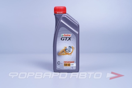 Купить Масло моторное 5W40 1л, GTX API CF/SM A3/B4 CASTROL 15B9F6