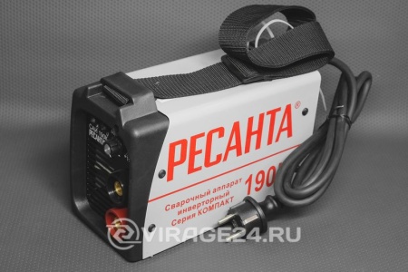 Купить Инвертор сварочный 5500 Вт, Напряжение: 220 В, Выходной ток: 10-190 А, Макс. сварочный ток: 190 А РЕСАНТА САИ-190К