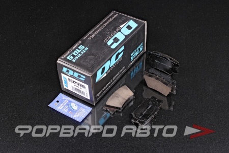 Купить Колодки тормозные TOYOTA CAMRY 2007-2018, задние, серия STR.S DC BRAKES DC1212V15