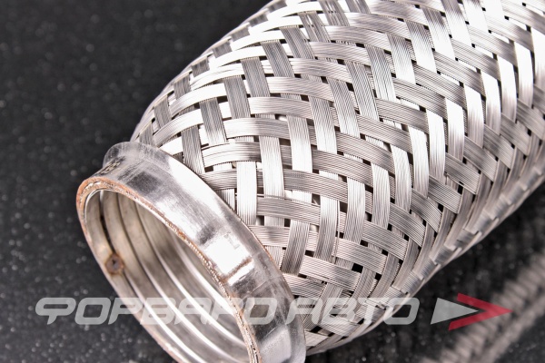 Гофра глушителя 55*320 (Interlock) трехслойная (AISI 304) TIXONA P55320
