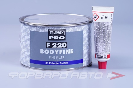 Купить Шпатлевка "FINE" доводочная, белая 1000гр. BODY 2200100001
