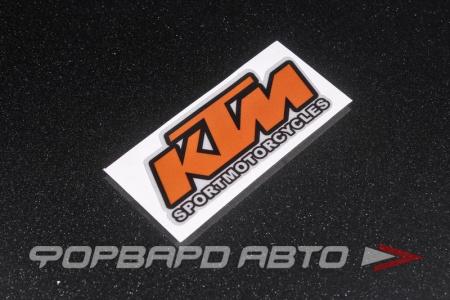 Наклейка KTM малая RACING STYLE 