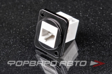 Купить Разъем RJ45 Ethernet с металической панелью  