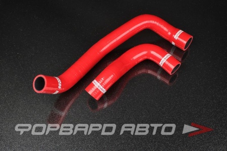 Купить Патрубки радиатора силиконовые Nissan Skyline R34 RB25DET красные AUTOBAHN88 