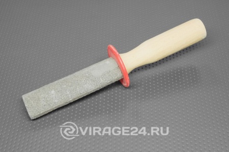 Купить Брусок для заточки овал/треугольник с ручкой  