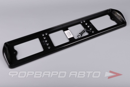 Купить Накладка под номер с подсветкой (ЧЕРНАЯ) боковое расположение SKYWAY АВ-ПР02-ч
