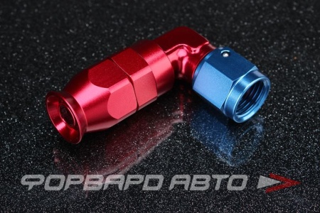 Купить Фитинг AN6 90° под тефлоновый шланг PTFE, усиленный AUTOBAHN88 