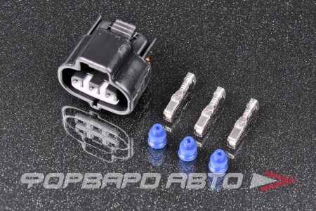 Купить Разъем 3 way датчика скорости TOYOTA, 22-20 AWG (TS090-SKT1) 1.1-1.4mm (TS090-SL1) TS 090 Sealed Series, черный  3-1-51