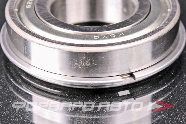 Подшипник 30*62*16 (шариковый), закрытый с проточкой KOYO 6206-ZNR