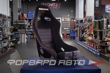 Купить Сиденье спортивное - нерегулируемое "ковш" + салазки, черное, Lowmax RS BRIDE STYLE DJL-RS004 LARGE