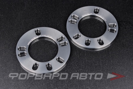 Купить Проставки колесные 5 мм, 4/5*98 - 114,3 CNC, shiny grey anodized HT SE45006.1