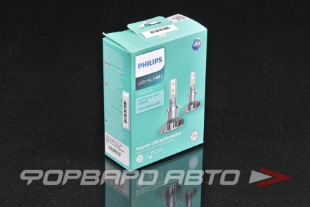 Купить Лампа светодиодная 12V H7 14W PX26d LED PHILIPS Ultion 6200K (2шт) PHILIPS 11972ULWX2