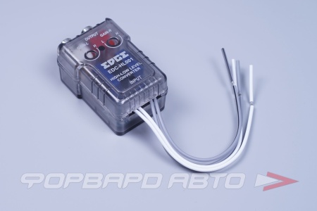 Купить Преобразователь уровня сигнала 2-канальный HI-LOW с регулировкой коэффициента усиления EDGE EDC-HL001