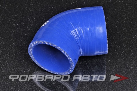 Купить Патрубок силиконовый 51 мм, короткий, 90°, синий AUTOBAHN88 