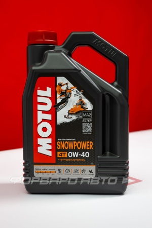 Купить Масло моторное 0W40 4л, 4T SNOWPOWER SL (с) MOTUL 112365