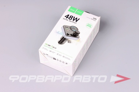Купить Модулятор PD30W+QC3.0 (1C2A), TF card, цвет черный HOCO E86
