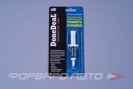 Купить Клей светоотверждаемый компаунд для ремонта стекол, 3мл DONE DEAL DD6585