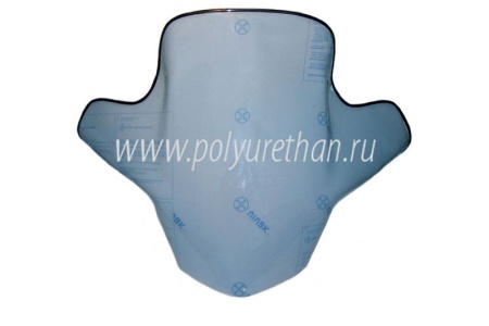 Купить Стекло для снегохода BRP Sci-Doo GTX 500, GTX 550 (2мм, h=590мм) ПОЛИУРЕТАН 50-44-411