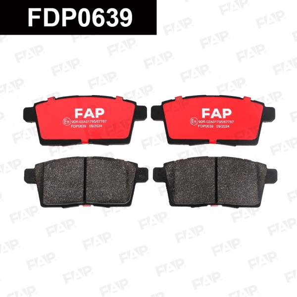Колодки тормозные FAP FDP0639
