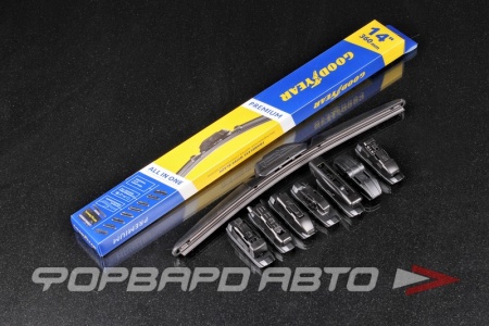 Купить Щётка стеклоочистителя 360 мм (14") бескаркасная GOODYEAR GY000434