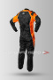 Комбинезон, черный-оранжевый, размер XXXL OMP STYLE 