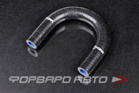 Купить Патрубок силиконовый 14 мм, 180°, 3 слоя армировки, чёрный FORA ASHU09-14-180