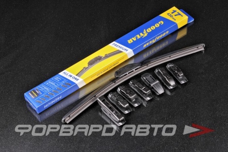 Купить Щётка стеклоочистителя 430 мм (17") бескаркасная GOODYEAR GY000437