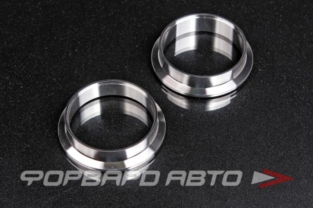 Купить Фланец V-Band 76 мм (3") нержавеющая сталь, комплект с проточкой AUTOBAHN88 