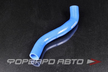 Купить Патрубок радиатора 34мм, HYUNDAI Solaris 1.4, 1,6 с 2010г, верхний, силиконовый, синий CARUM 254111R150