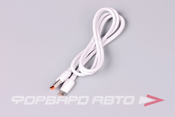 Кабель USB Type-C 100W 6А (белый) 1м BOROFONE BX93